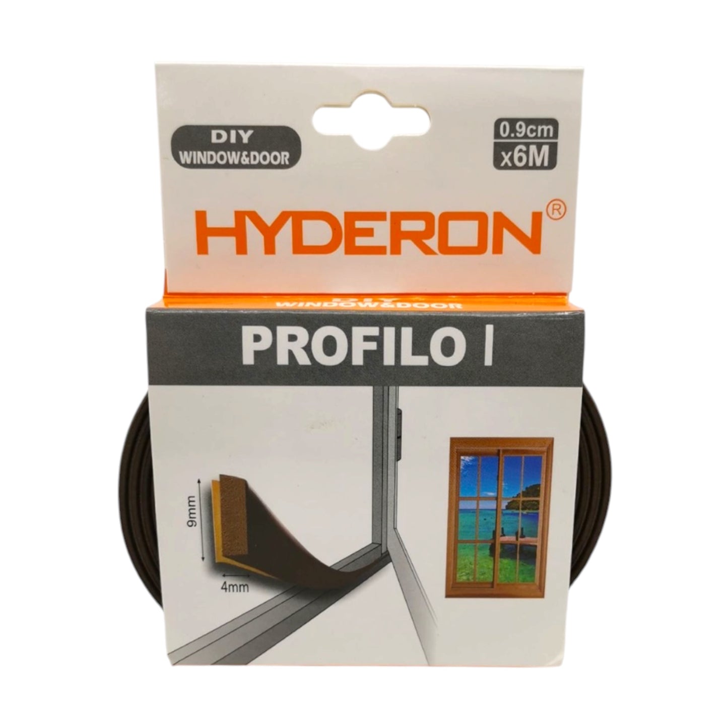 Αφρώδες Μονωτικό Υλικό Κουφωμάτων Hyderon Profilo I 9x4mm 6m