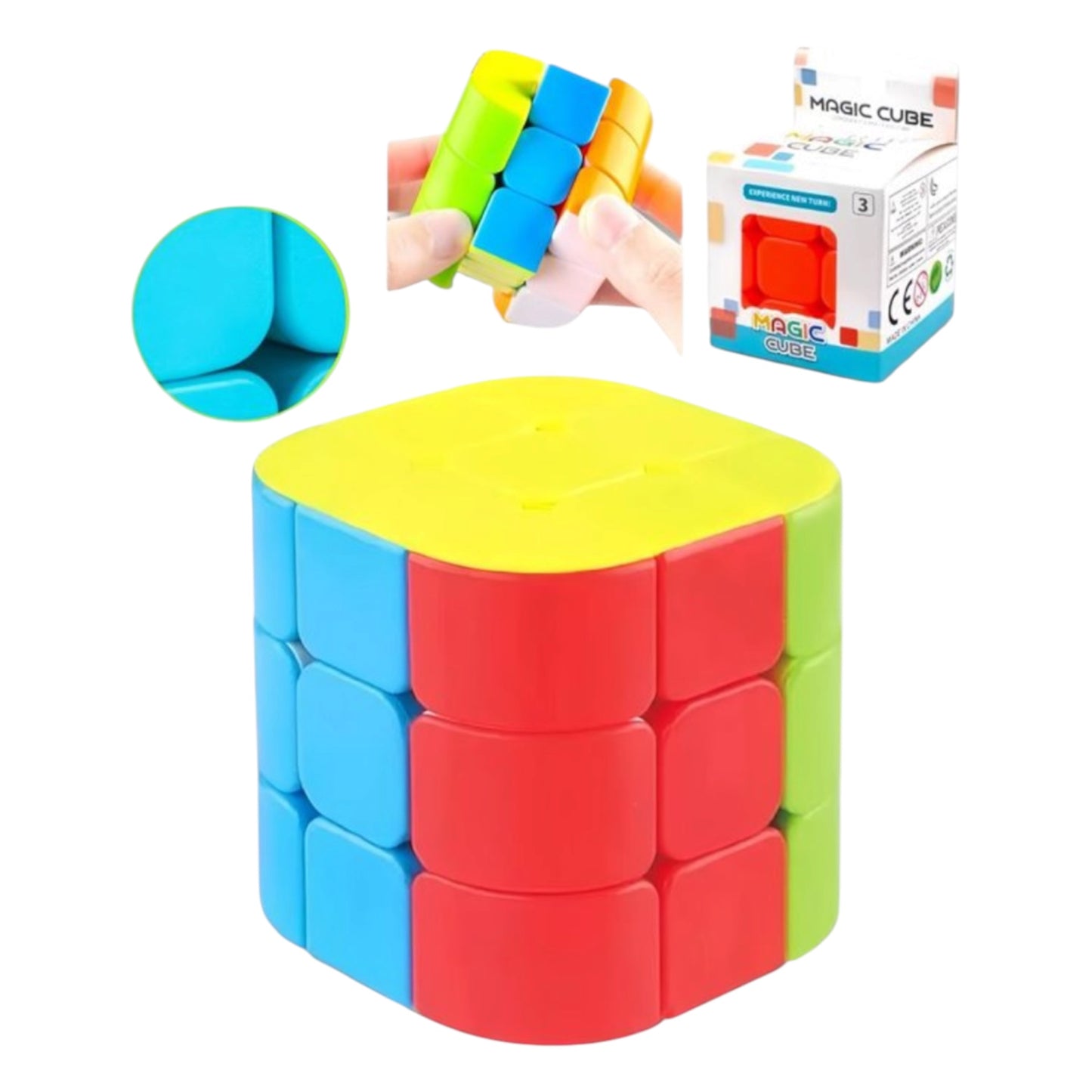 Κύβος Ταχύτητας Cylinder 3x3 Speed Cube 5.5*5.5cm