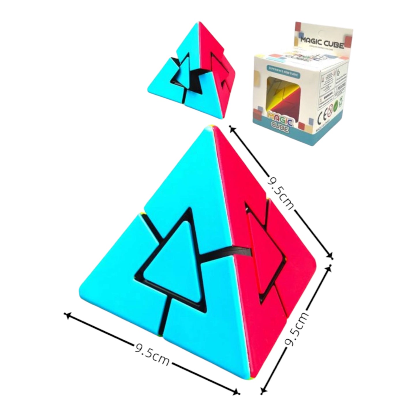 Κύβος Ταχύτητας Pyraminx Duo 3x3 Speed Cube 9.5*9.5cm