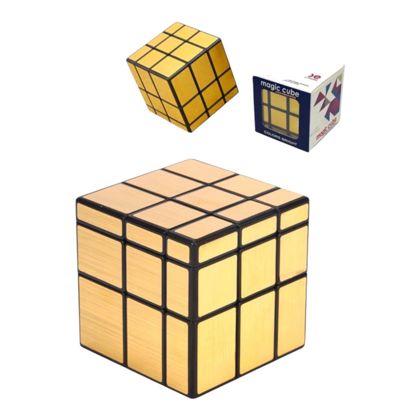 Κύβος Ταχύτητας Mirror 3x3 Speed Cube 5.5*5.5cm Χρώμα χρυσό