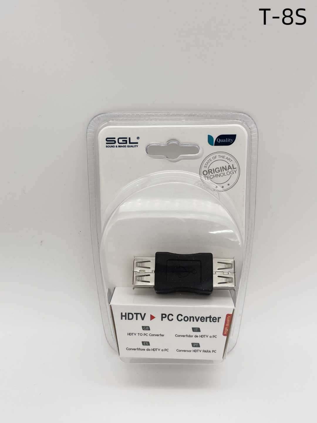 Αντάπτορας USB 2.0 - Female/Female - T-8S - 098340