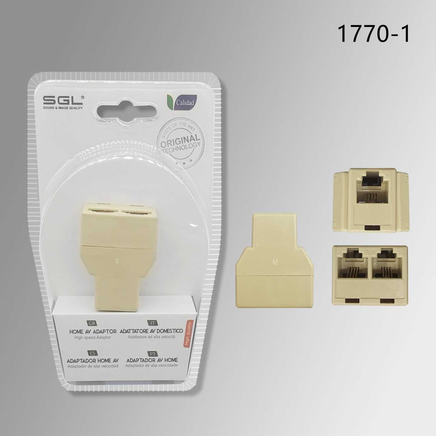 Διακλαδωτής τηλεφωνικης γραμμής - Splitter - 2Way - 1770-1 - 098579