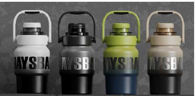 Φορητό παγούρι-θερμός - 450ml - 219514 - Grey/Black