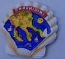 Tουριστικό μαγνητάκι Souvenir - Σετ 12pcs - Resin Magnet - Chalkidiki - 678074