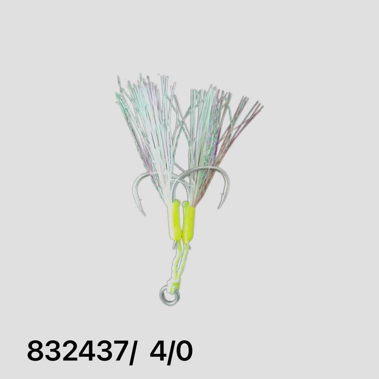 Αγκίστρι διπλό με νήμα - Assist Hooks - 4/0 - 832437