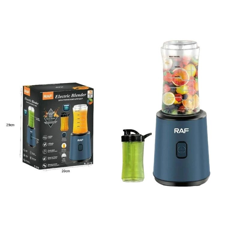 RAF Μπλέντερ 600ml 300W R.397B - Electric Blender