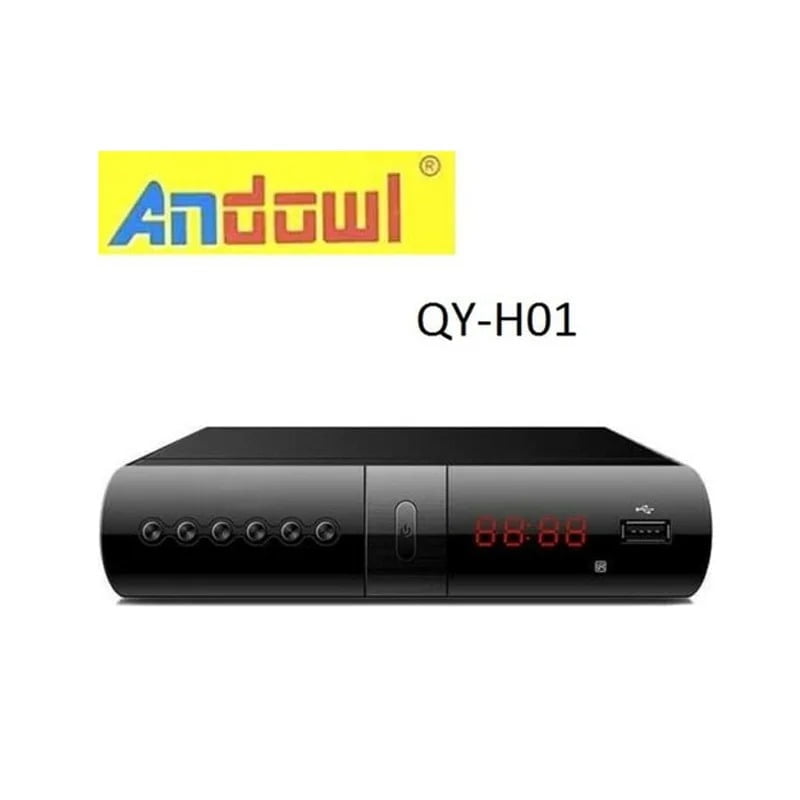 QY-H01 Andowl Αποκωδικοποιητής Ελληνικά κανάλια 4K MPEG4 HDMI & VGA - TV Decoder
