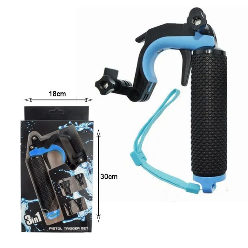 Σελφοκόνταρο Για Action Camera - 3in1 Pistol Trigger Set
