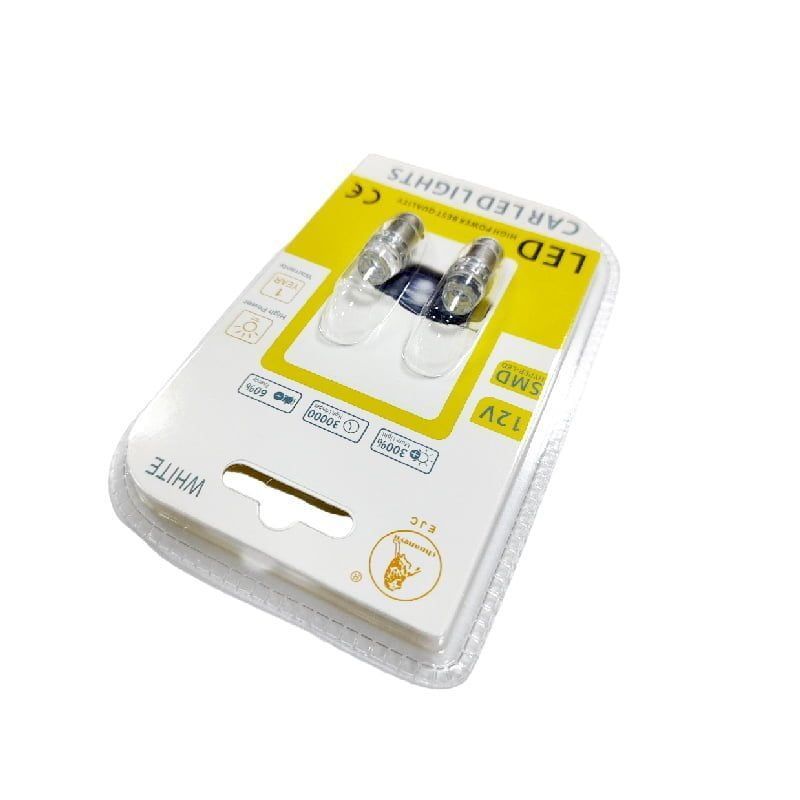 EJC Λάμπες Αυτοκινήτου BA9S-3 SMD 12v 2τμχ ψυχρό φως - LED light