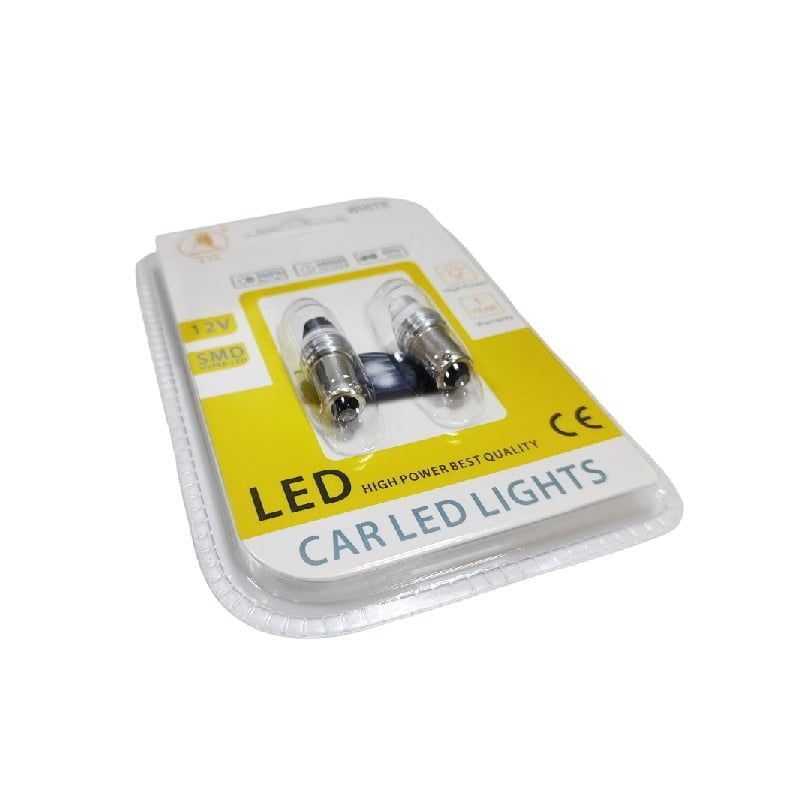 EJC Λάμπες Αυτοκινήτου BA9S-3 SMD 12v 2τμχ ψυχρό φως - LED light