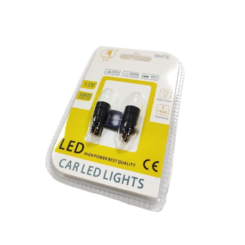 EJC Λάμπες Αυτοκινήτου T10-4LED SMD LED 12v 2τμχ ψυχρό φως - LED light