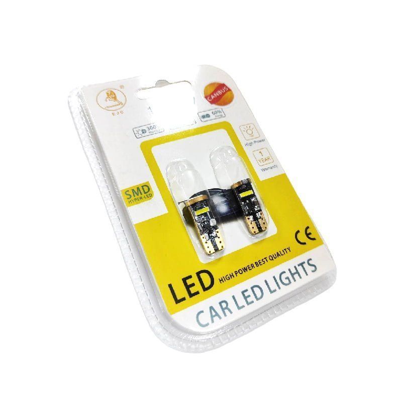 EJC Λάμπες Αυτοκινήτου Canbus T10-7020-3SMD LED 12v 2τμχ ψυχρό φως - LED light