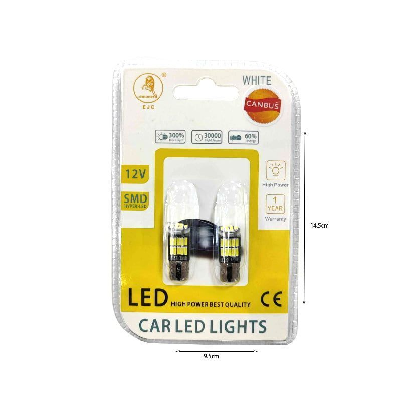 EJC Λάμπες Αυτοκινήτου Canbus T10-4014-26-6Led 12V 2τμχ ψυχρό φως – LED light