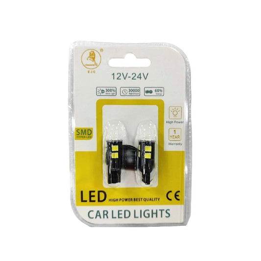 EJC Λάμπες Αυτοκινήτου T10-4014-30SMD 12V-24 2τμχ ψυχρό φως – LED light