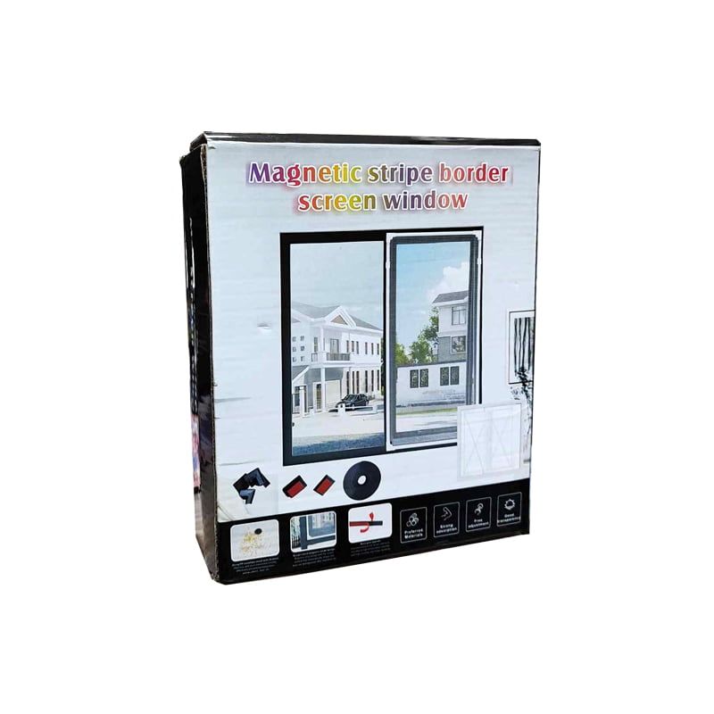 Μαγνητική σίτα παραθύρου 150cm x 150cm - Magnetic Stripe Border Screen Window
