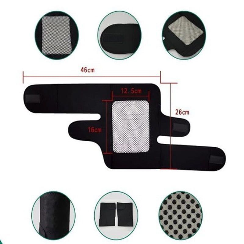 Θερμαινόμενη Υφασμάτινη Επιγονατίδα - Tourmaline Self-heating Knee Brace