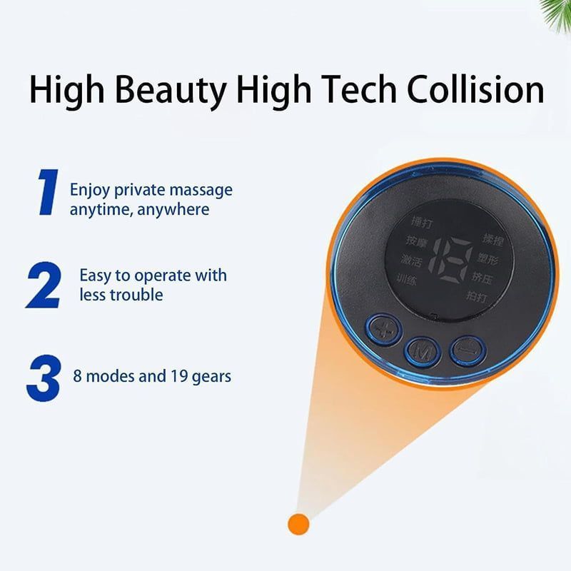 Μίνι συσκευή μασάζ με 8 λειτουργίες - Mini massager 8 modes