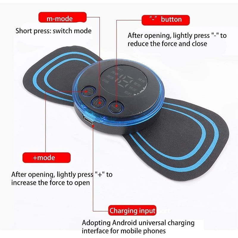 Μίνι συσκευή μασάζ με 8 λειτουργίες - Mini massager 8 modes