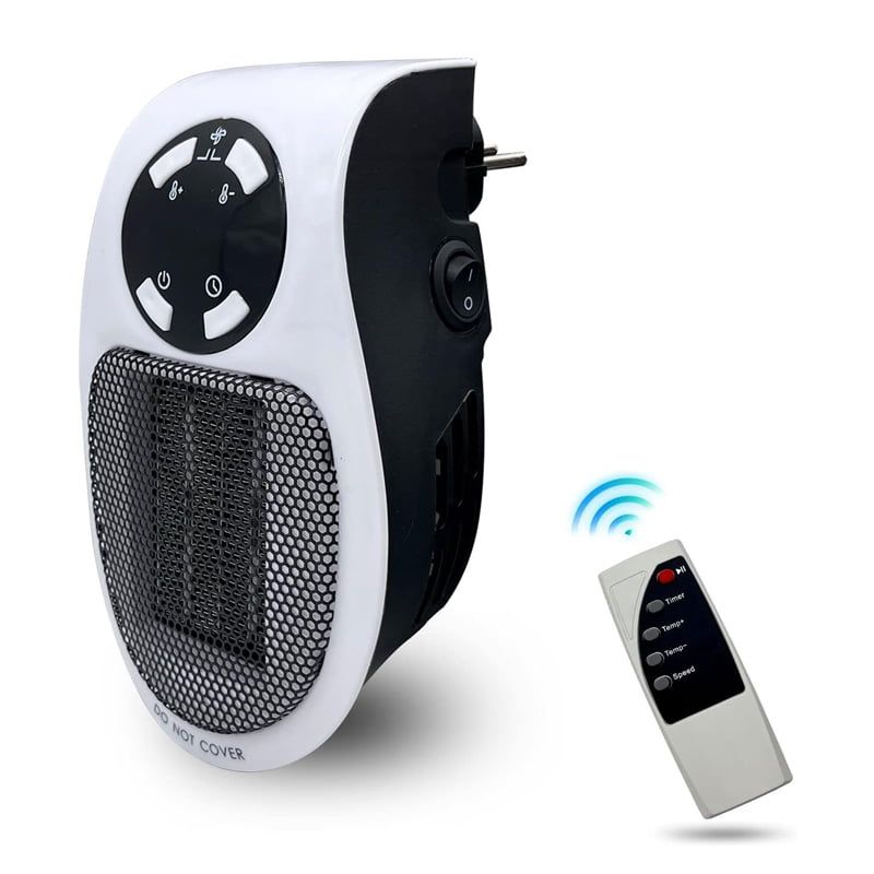 Φορητό αερόθερμο πρίζας 500W - Handy portable warm air blower heater