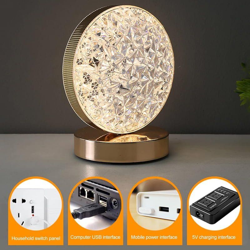 Επιτραπέζιο Φωτιστικό με USB 700K-6500K - USB Highlight three gear lamp Model:8210