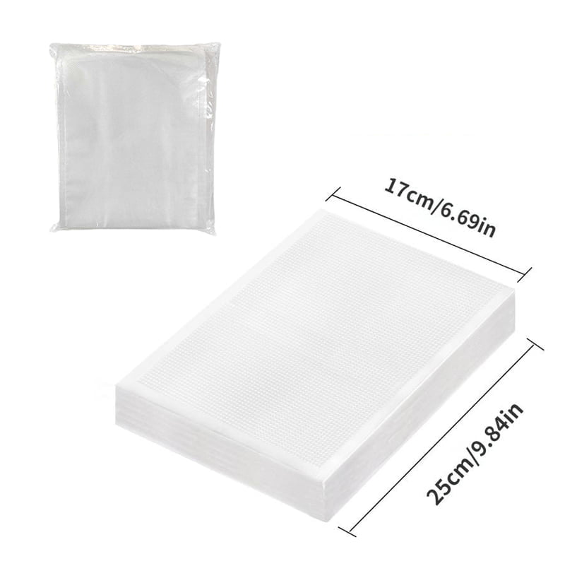 Γκοφρέ Σακούλες Vacuum 17x25cm 100τμχ - Food Vacuum Sealer Bags 100pcs
