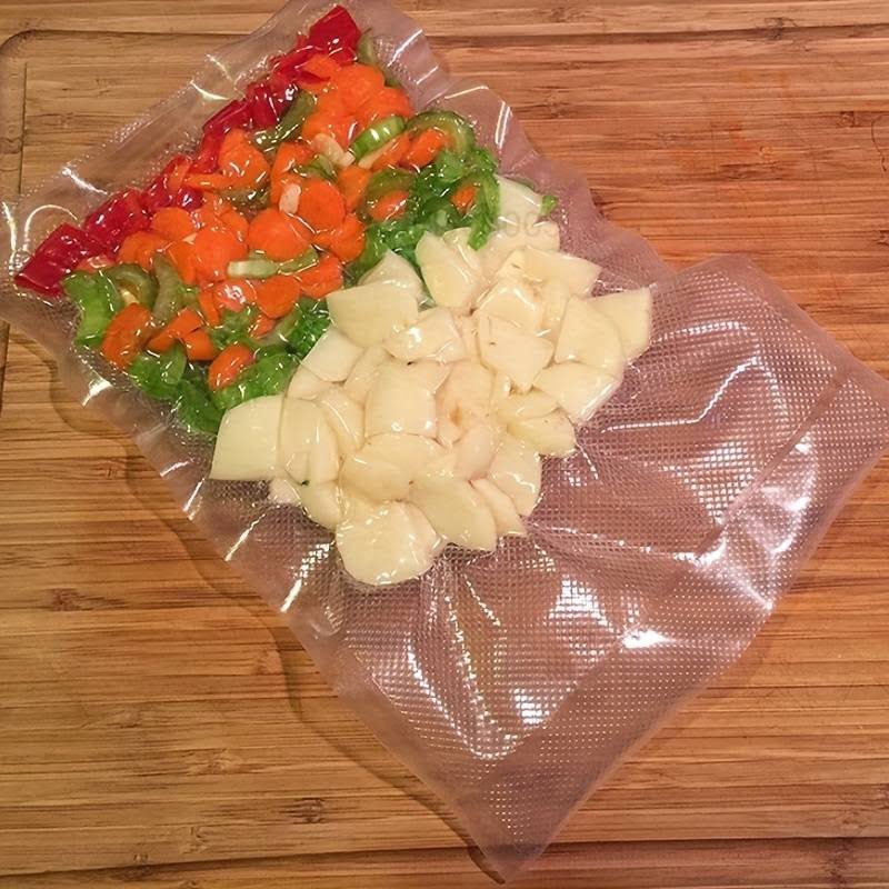 Γκοφρέ Σακούλες Vacuum 17x25cm 100τμχ - Food Vacuum Sealer Bags 100pcs