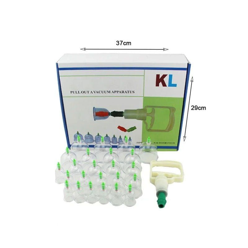 KL Θεραπευτική Συσκευή με Βεντούζες 24τμχ - Pull Out A Vacuum Apparatus 24pcs