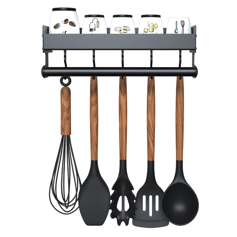 Ραφιέρα Κουζίνας Πολλών Χρήσεων - Multi-Function Wall-mounted Kitchen Shelf
