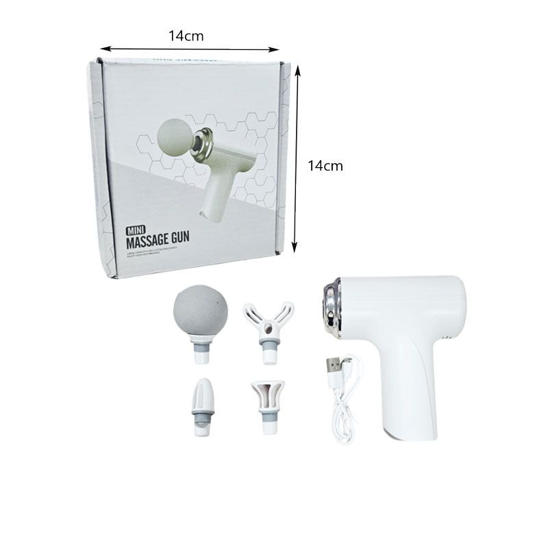 Φορητό Μηχάνημα Μασάζ με 4 Κεφαλές - Mini Massage Gun