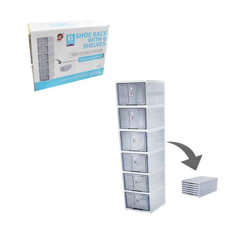 Ραφιέρα Παπουτσιών με 6 Θέσεις – Shoe Rack with 6 Shelves