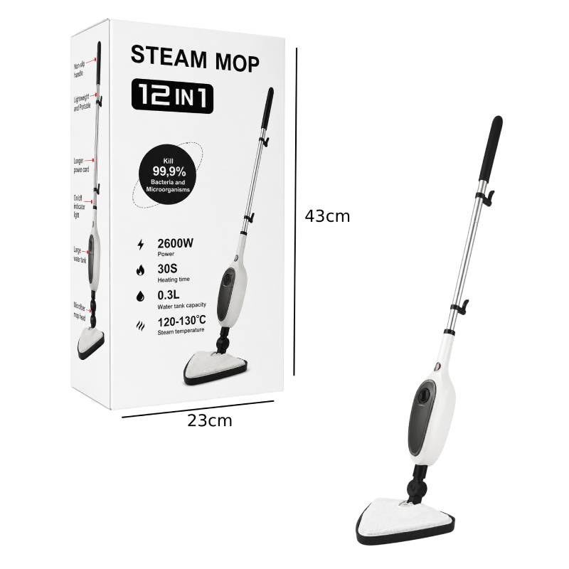 Ατμοκαθαριστής Δαπέδου 12 σε 1 2600W - Steam Mop