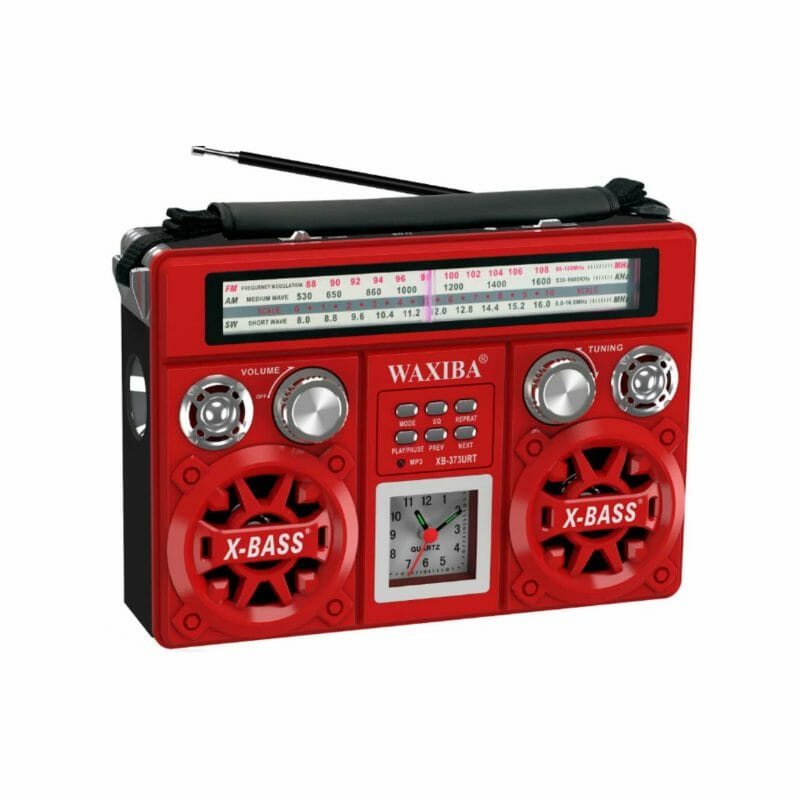 Επαναφορτιζόμενο ραδιόφωνο - XB373BT - Waxiba - 003736 - Red ΕΙΔΗ ΤΕΧΝΟΛΟΓΙΑΣ>Ραδιόφωνα & Ηχεία>Φορητά Ραδιόφωνα