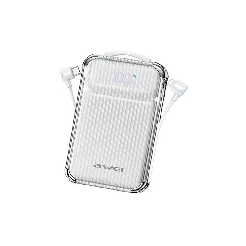 Powerbank - P89K - 10.000mah - AWEI - 007672 - White ΕΙΔΗ ΤΕΧΝΟΛΟΓΙΑΣ>Gadgets>Αξεσουάρ smartphone