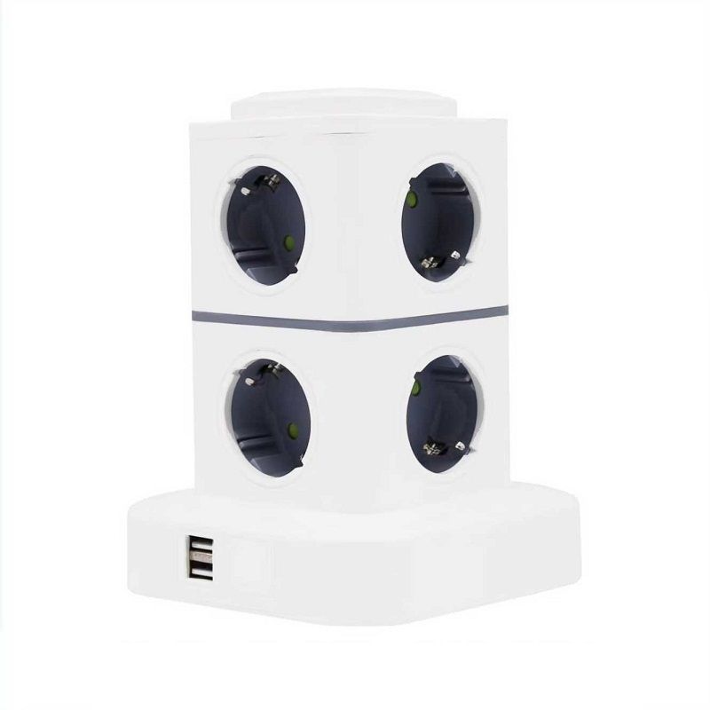 Κάθετο πολύπριζο 8 θέσεων - Σούκο - 2USB - 3m - RC-G8P - 008138 ΦΩΤΙΣΜΟΣ & ΕΝΕΡΓΕΙΑ>Είδη φωτισμού & αναλώσιμα>Καλωδιώσεις & πολύπριζα