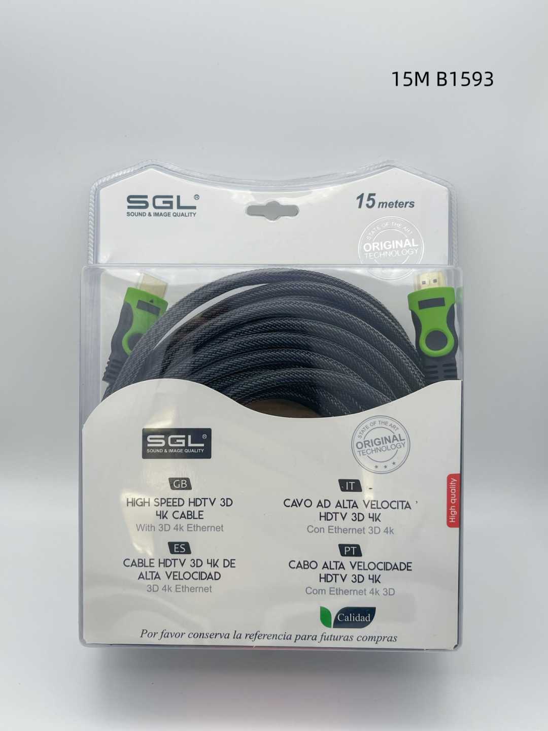 Καλώδιο HDMI - B1593 - 2V - Male/Male - 15m - 094922