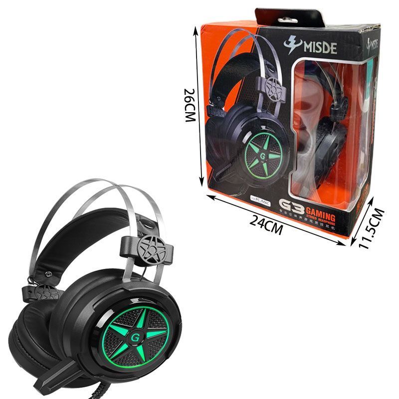 Misde G3 Gaming Ενσύρματα ακουστικά - Misde G3 Gaming portable headphones