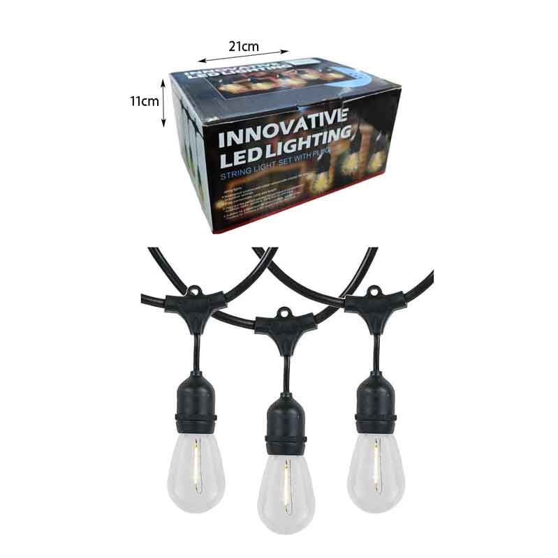 Ηλιακή Γιρλάντα LED με 5 Λάμπες – Με Ηλιακό Πάνελ - Innovative LED lighting