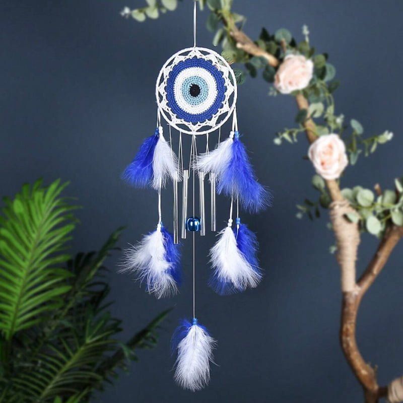 Κρεμαστό διακοσμητικό ονειροπαγίδα 65cm - Hanging decoration dreamcatcher