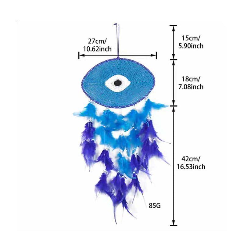 Κρεμαστό διακοσμητικό ονειροπαγίδα 75cm - Hanging decoration dreamcatcher