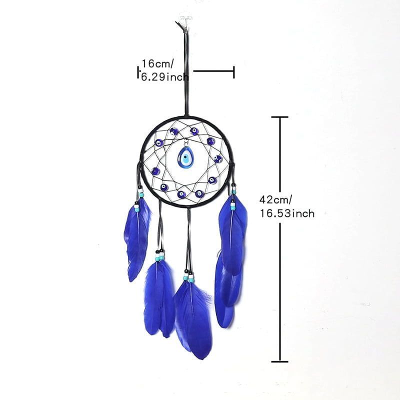 Κρεμαστό διακοσμητικό ονειροπαγίδα 42cm - Hanging decoration dreamcatcher