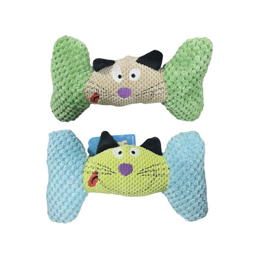 Λούτρινο Παιχνίδι Σκύλου Σχήμα Κόκκαλο 18cm - Plush Dog Toy Bone Shape