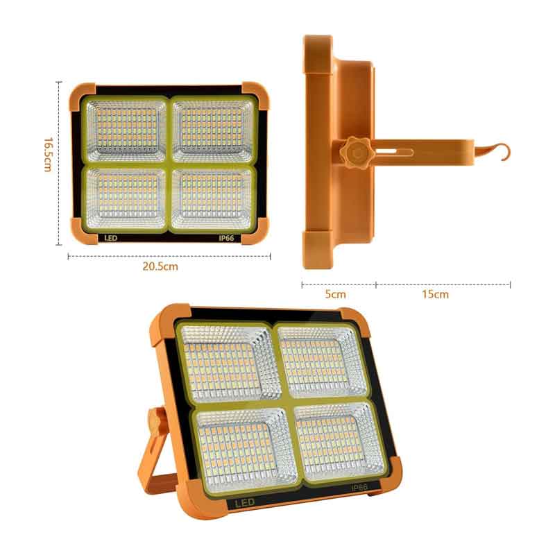 Ηλιακός Προβολέας LED Με Πάνελ – Solar LED Floodlight with Panel