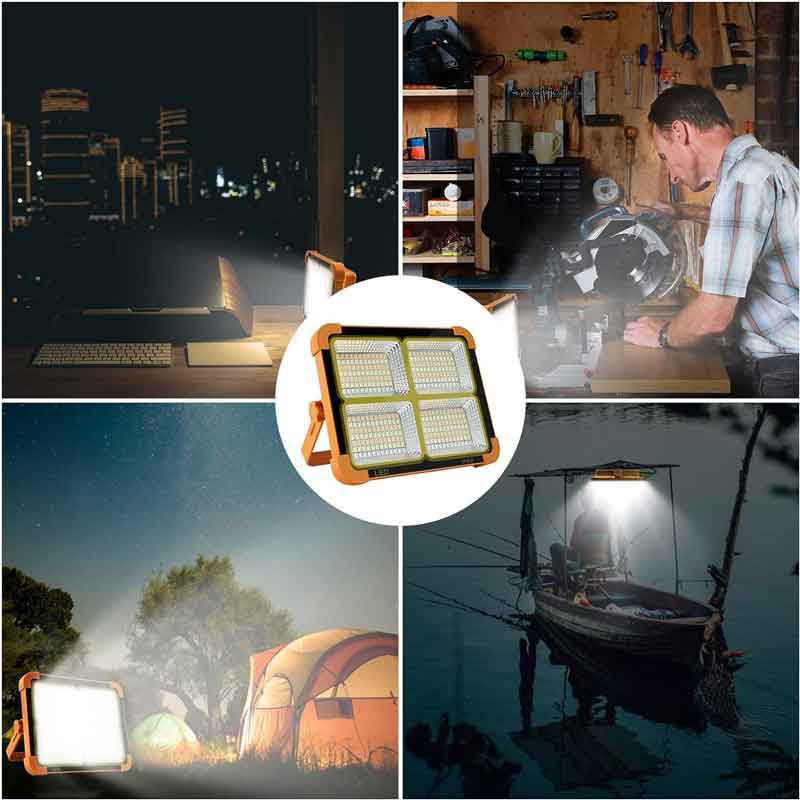 Ηλιακός Προβολέας LED Με Πάνελ – Solar LED Floodlight with Panel