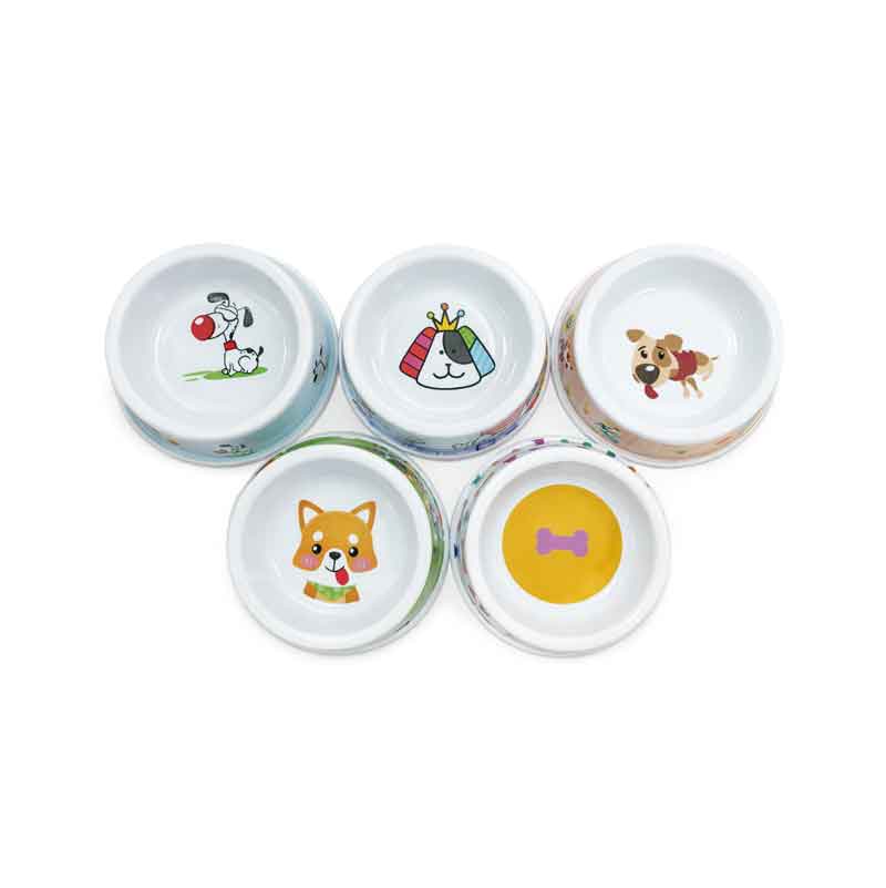 Μπολ Φαγητού Σκύλου με Σχέδιο Cartoon - Cartoon Dog Food Bowl