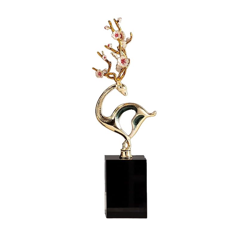 Χρυσό Διακοσμητικό με Μαρμάρινη Βάση - Gold Sculpture Decor