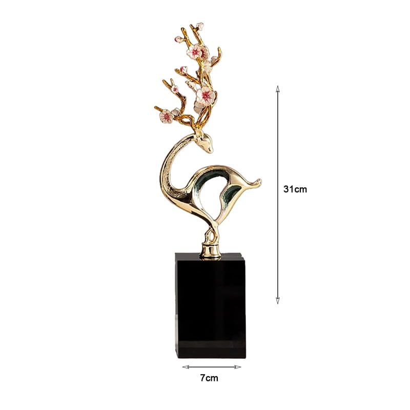 Χρυσό Διακοσμητικό με Μαρμάρινη Βάση - Gold Sculpture Decor