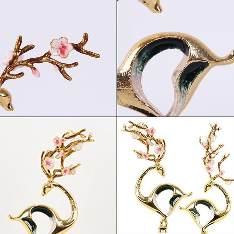 Χρυσό Διακοσμητικό με Μαρμάρινη Βάση - Gold Sculpture Decor