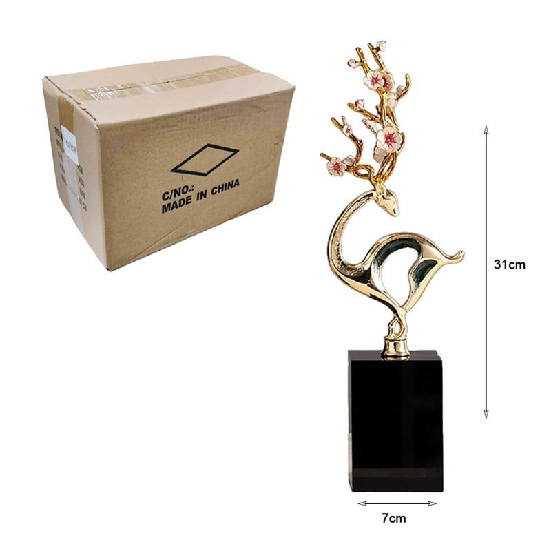 Χρυσό Διακοσμητικό με Μαρμάρινη Βάση - Gold Sculpture Decor