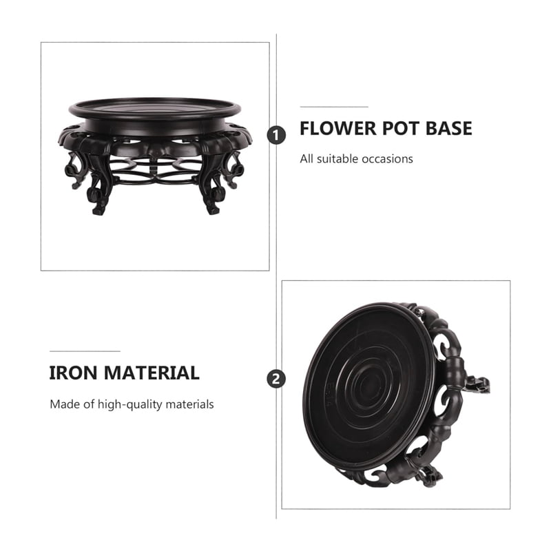 Βάση Γλάστρας Καφέ - Pot Base Vase Stand