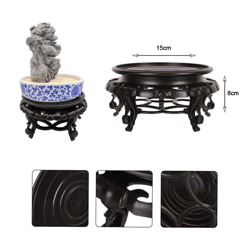 Βάση Γλάστρας Καφέ - Pot Base Vase Stand